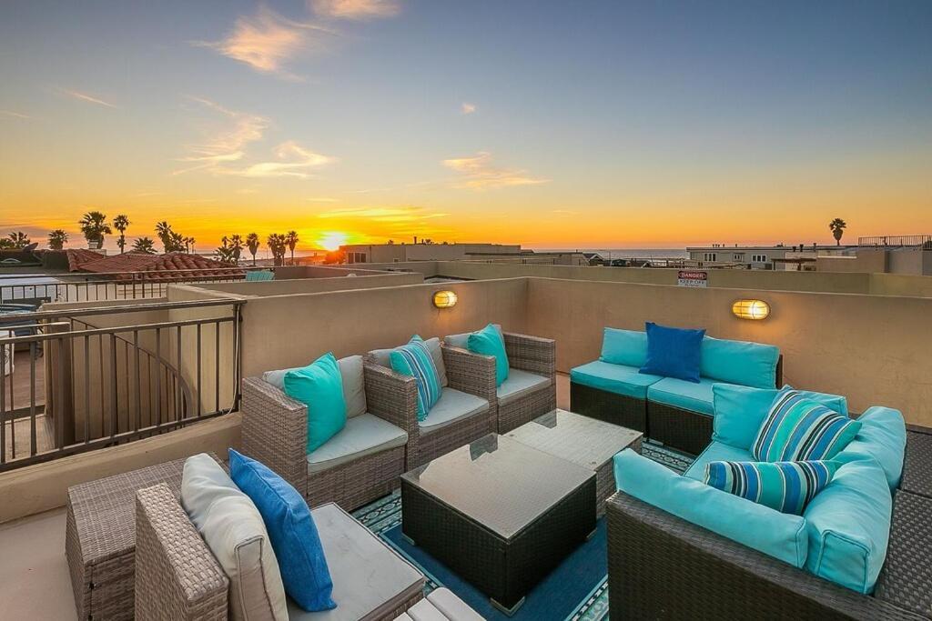 Stunning South Mission Home With Private Rooftop & Ocean Views! سان دييغو المظهر الخارجي الصورة