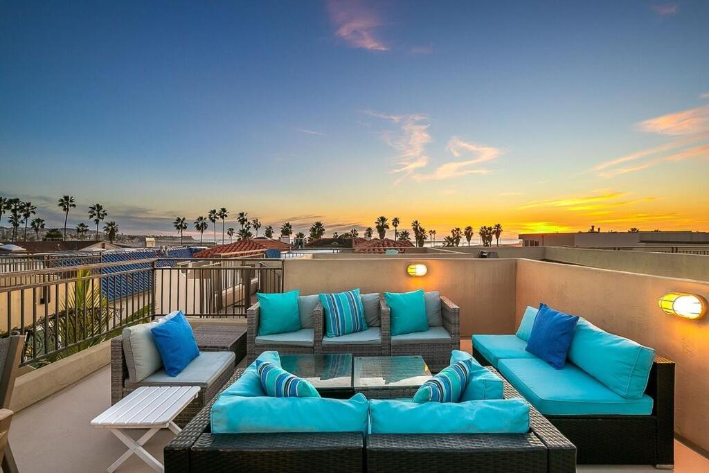 Stunning South Mission Home With Private Rooftop & Ocean Views! سان دييغو المظهر الخارجي الصورة