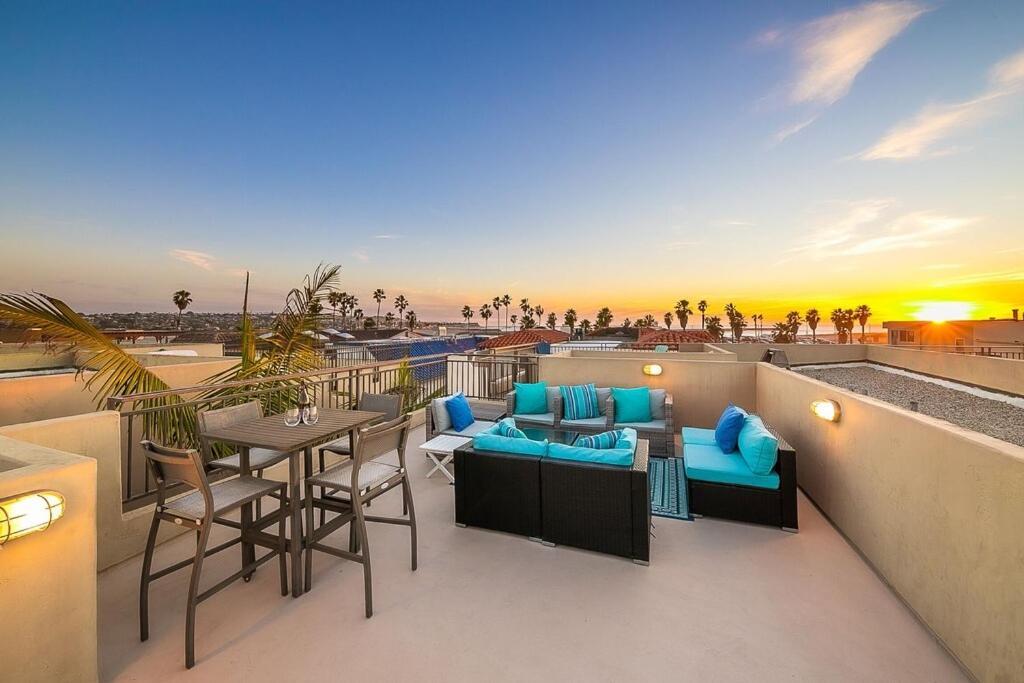 Stunning South Mission Home With Private Rooftop & Ocean Views! سان دييغو المظهر الخارجي الصورة