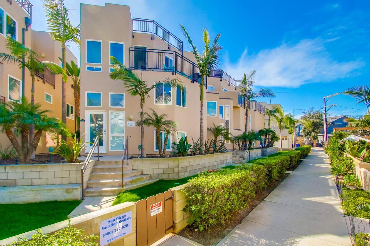 Stunning South Mission Home With Private Rooftop & Ocean Views! سان دييغو المظهر الخارجي الصورة